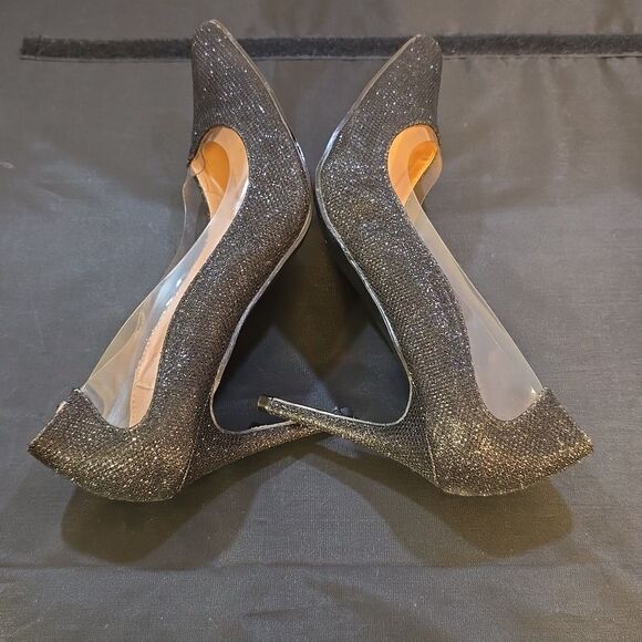 BRAND NEW RAMPAGE POINTED TOE SEQUINS HIGH HEEL STILETTOS WOMEN"S SHOE - Picture 11 of 15